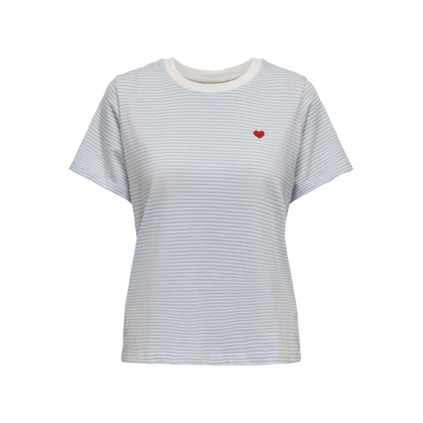JACQUELINE de YONG JDYPISA PRINT TOP LIGHT BLUE