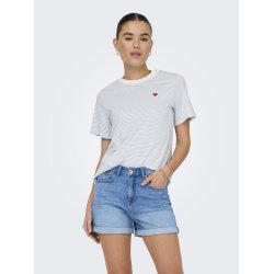 JACQUELINE de YONG JDYPISA PRINT TOP LIGHT BLUE