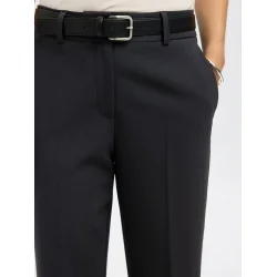 SELECTED FEMME SLFRITA-RIA CROPPED PANT BLACK