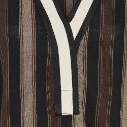 MARTA MDCSAYLOR DRESS BROWN/BLACK 