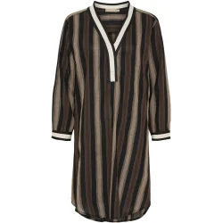 MARTA MDCSAYLOR DRESS BROWN/BLACK 