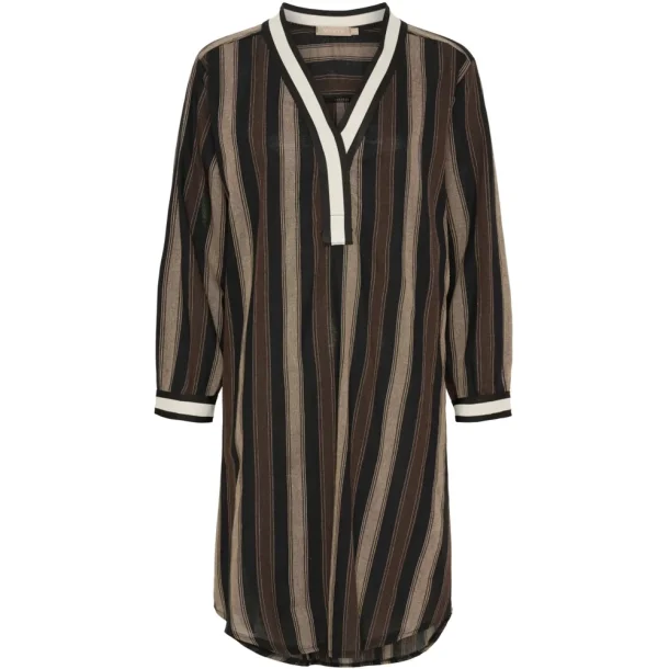 MARTA MDCSAYLOR DRESS BROWN/BLACK 
