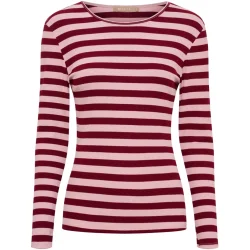 MARTA STRIPES WINE/ROSA 