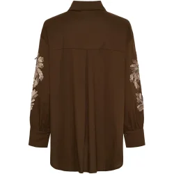 MARTA MDCBREEZE SHIRT BROWN 