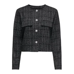JACQUELINE de YONG JDYDORIT JACKET BLACK CHECK