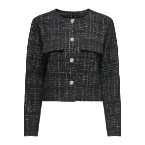 JACQUELINE de YONG JDYDORIT JACKET BLACK CHECK