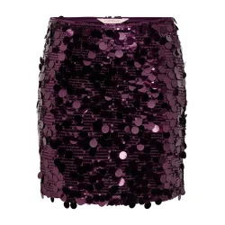 ONLY ONLJADEL SEQUINS SKIRT BORDEAUX