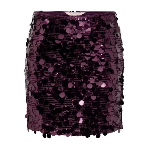 ONLY ONLJADEL SEQUINS SKIRT BORDEAUX
