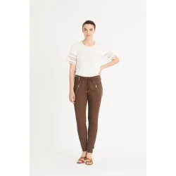 RUE de FEMME NEW COLUMBINE PANT BROWN/GOLD