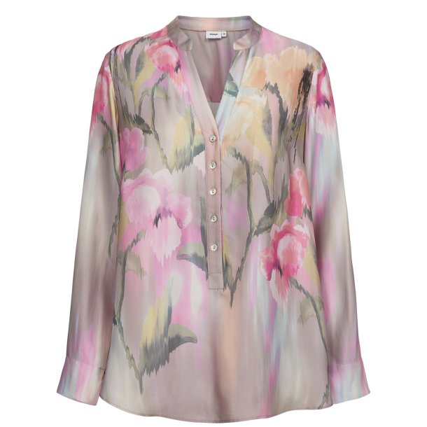 N�MPH NUKAMILLE BLOUSE GREY MORN