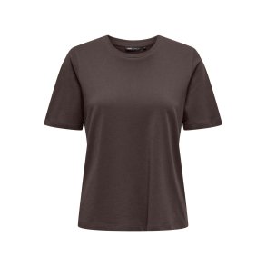 ONLY ONLONLY TEE CHOCOLATE