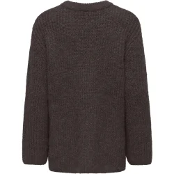 ONLY ONLMAGGI LONG O-NECK KNT COFFEE BEAN