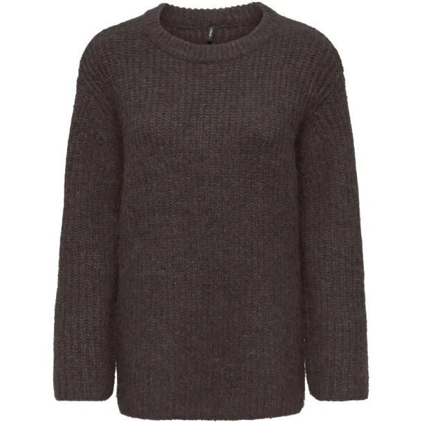 ONLY ONLMAGGI LONG O-NECK KNT COFFEE BEAN