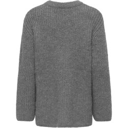 ONLY ONLMAGGI LONG O-NECK KNT GREY