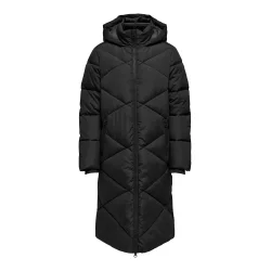 JACQUELINE de YONG JDYVISTA PADDED HOOD JACKET BLACK