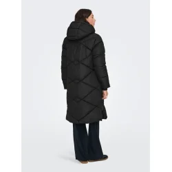 JACQUELINE de YONG JDYVISTA PADDED HOOD JACKET BLACK