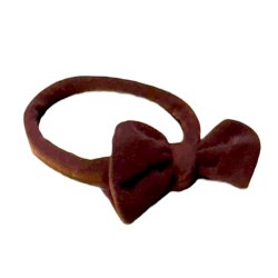 SOMMERSTEDT LINA BOW ELASTIC BROWN