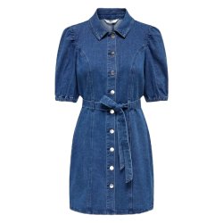 ONLY ONLVIBBE BELT DRESS M. BLUE