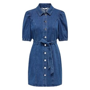 ONLY ONLVIBBE BELT DRESS M. BLUE