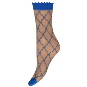 HYPE THE DETAIL SOCKS LOGO NUDE/BLUE