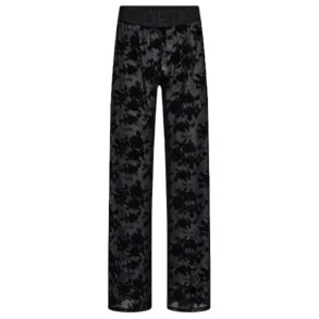 HYPE THE DETAIL LACE MESH LEGGING BLACK