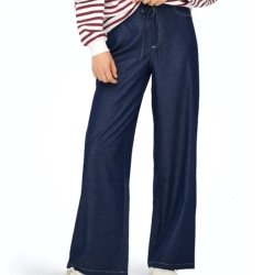 ONLY ONLJINA MW WIDE STITCH PANT