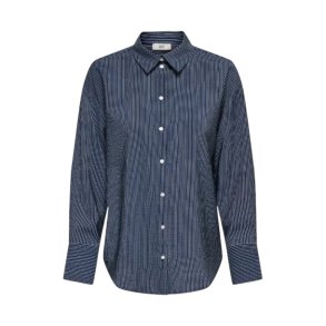 JACQUELINE de YONG JDYBARLIE SHIRT NAVY/WHITE