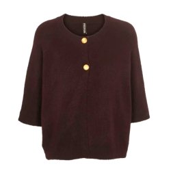 PREPAIR NAOMI KNIT CARDIGAN BORDEAUX