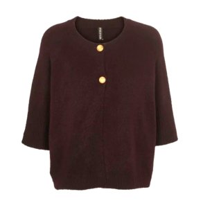 PREPAIR NAOMI KNIT CARDIGAN BORDEAUX