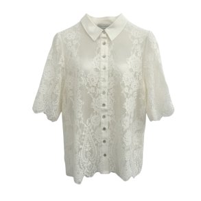 CONTINUE PALOMA LACE SHIRT OFF WHITE