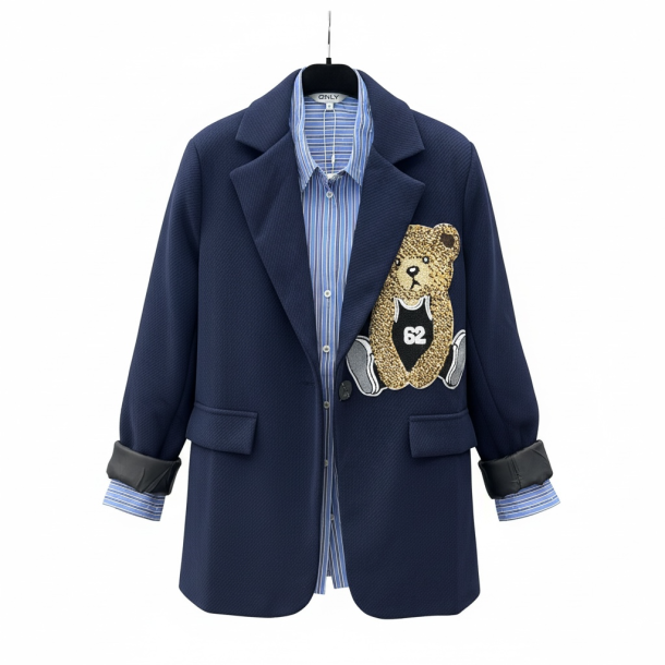 CONCEPT TEDDY BLAZER NAVY 