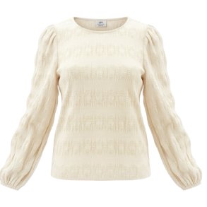 JACQUELINE de YONG JDYSALLY L/S TOP CLOUD DANCER