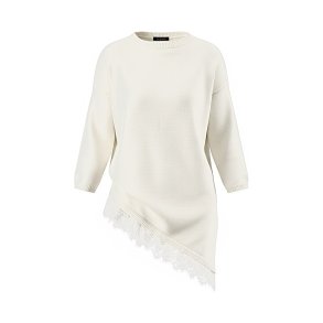 ISAKO DONNA LACE BLOUSE WHITE