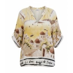 ISAKO MEDITERRANEAN BLOUSE YELLOW