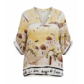ISAKO MEDITERRANEAN BLOUSE YELLOW