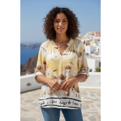 ISAKO MEDITERRANEAN BLOUSE YELLOW