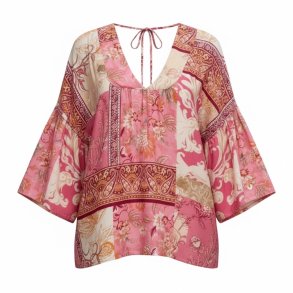 ISAKO BOHO CHIC BLOUSE PINK