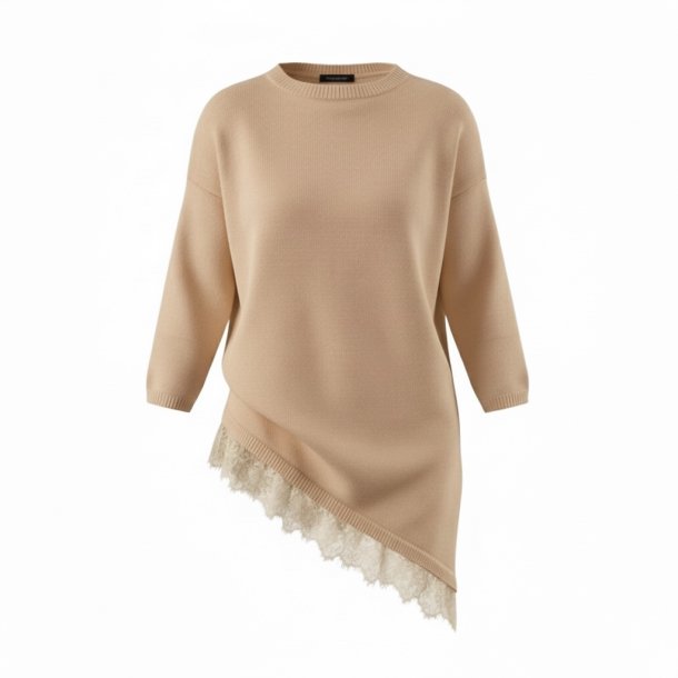 ISAKO DONNA LACE BLOUSE LIGHT CAMEL