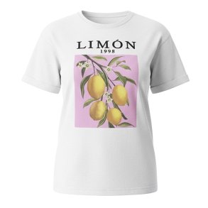 ISAKO SASCHA PRINT TEE LIMON WHITE