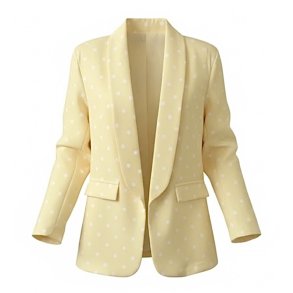 ISAKO DOT BLAZER YELLOW