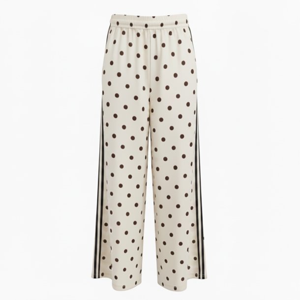 ISAKO DOTS PANTS OFFWHITE/BROWN