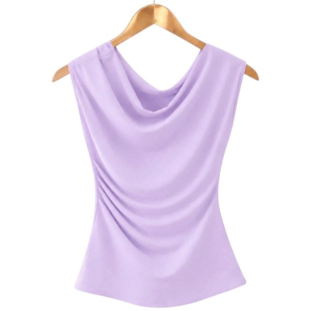 ISAKO WATERFALL TOP LIGHT PURPLE