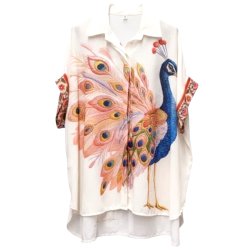 ISAKO SALENTO SHIRT PEACOCK
