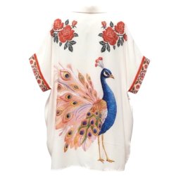 ISAKO SALENTO SHIRT PEACOCK