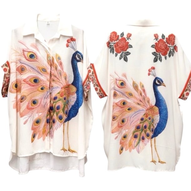 ISAKO SALENTO SHIRT PEACOCK
