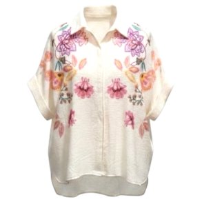 ISAKO SALENTO SHIRT FLOWER
