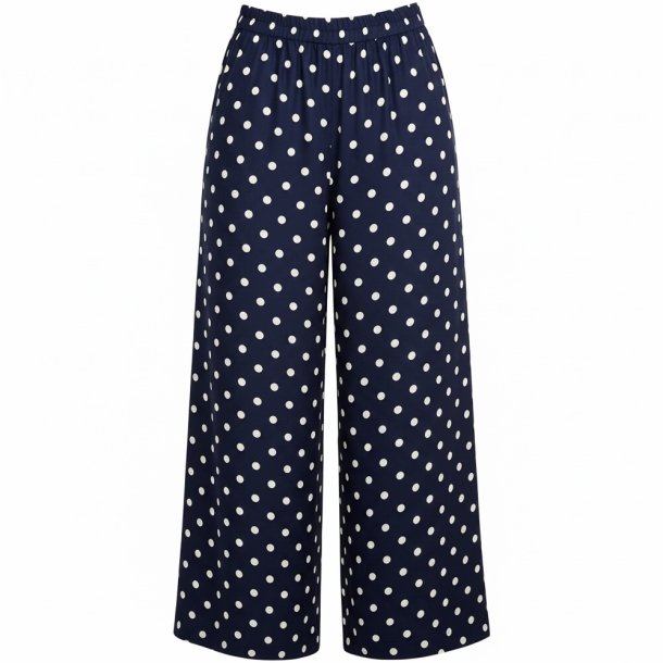 ISAKO BELLA PANTS NAVY/WHITE DOT