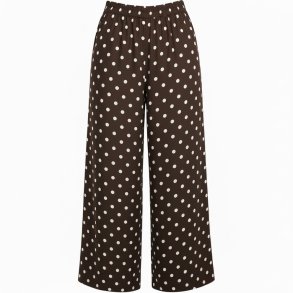 ISAKO BELLA PANTS DARK BROWN DOT