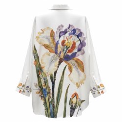 ISAKO SALENTO SHIRT IRIS