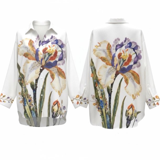 ISAKO SALENTO SHIRT IRIS